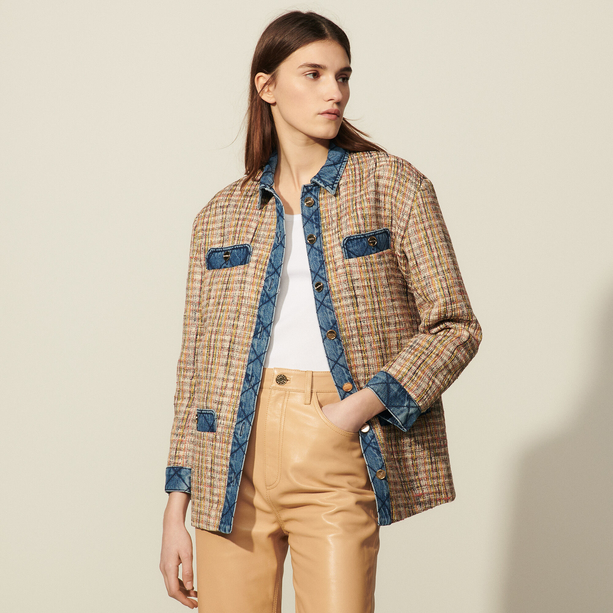 Denim 2025 tweed jacket