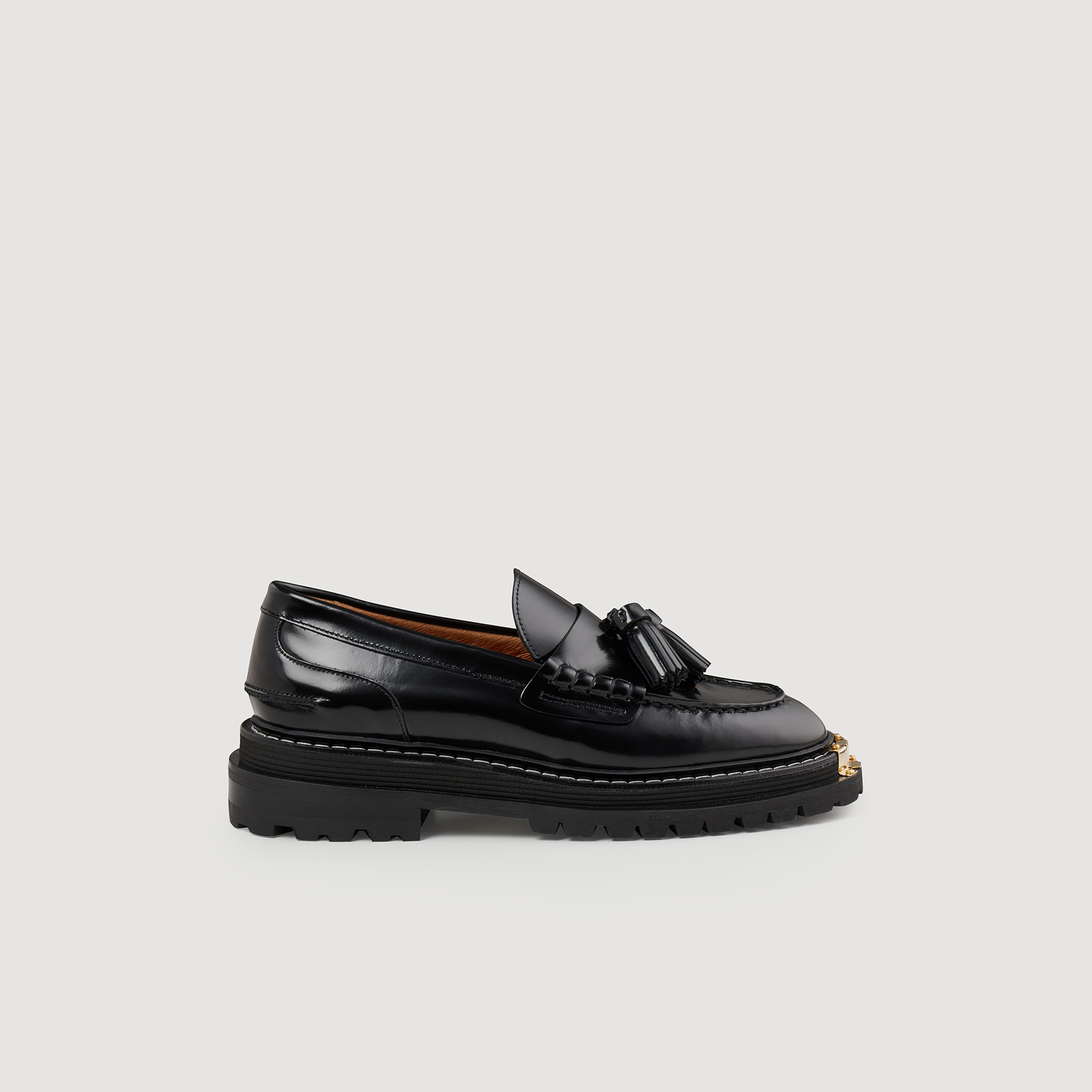 sandro loafers womens