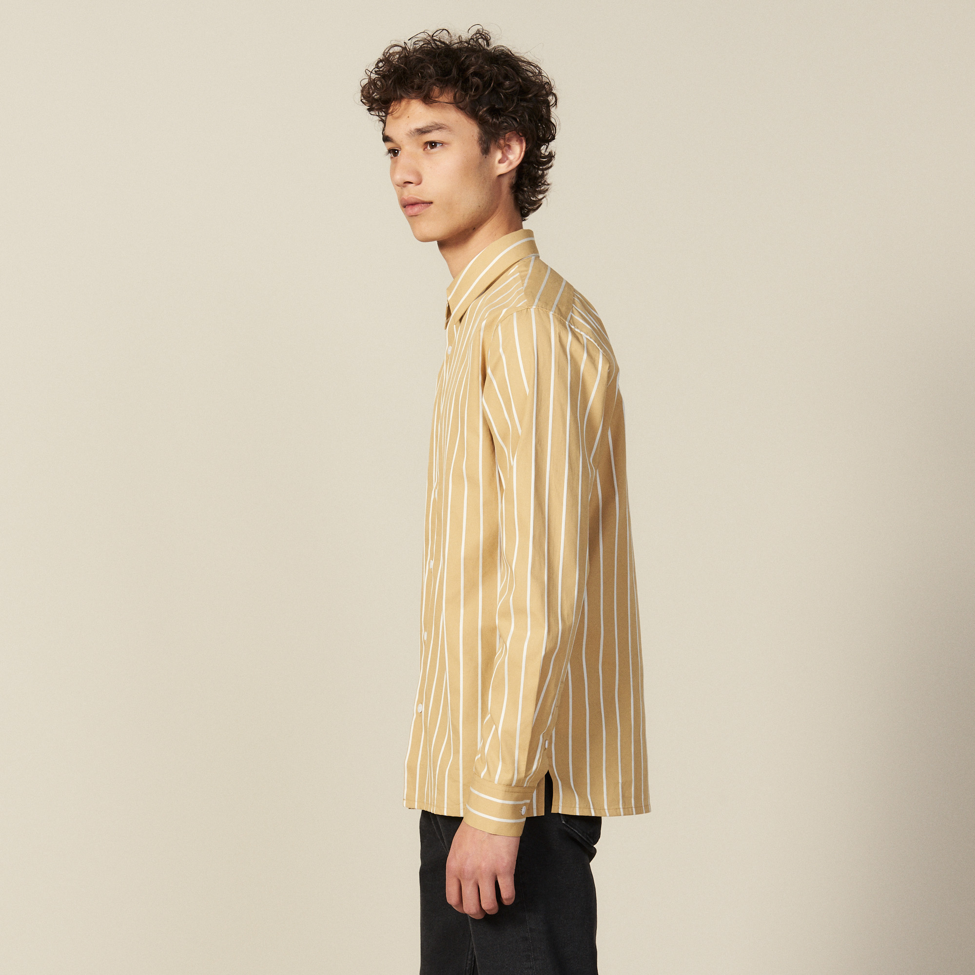 Striped Cotton Shirt - New In - Sandro-paris.com