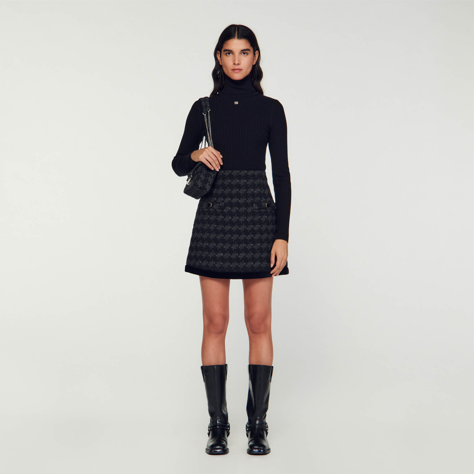 Lipsy tartan sales boucle jacket