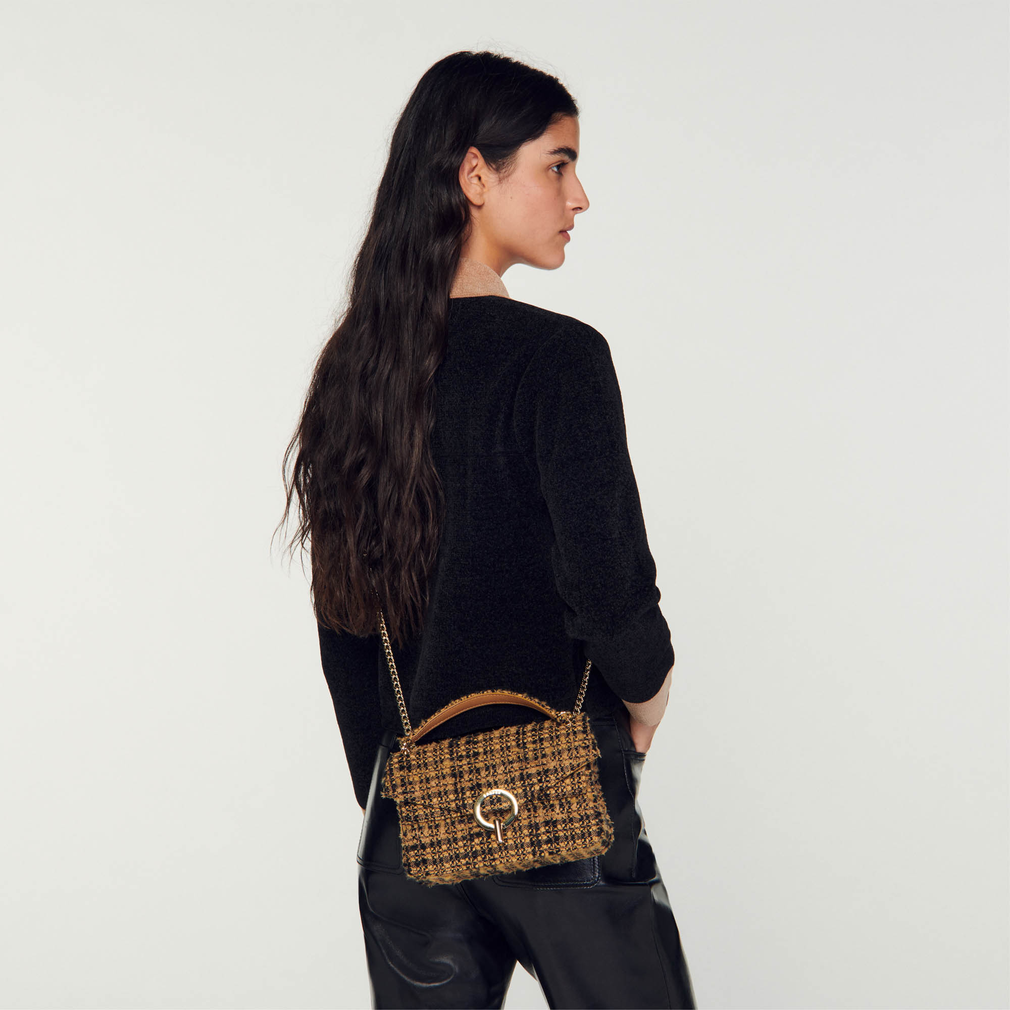 Tweed Yza Bag My Yza bag Sandro paris