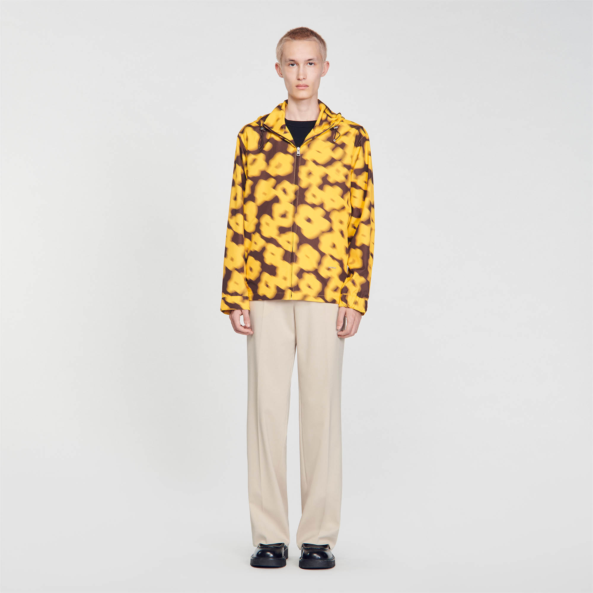 Floral Print Jacket - Trench coats & Coats - Sandro-paris.com