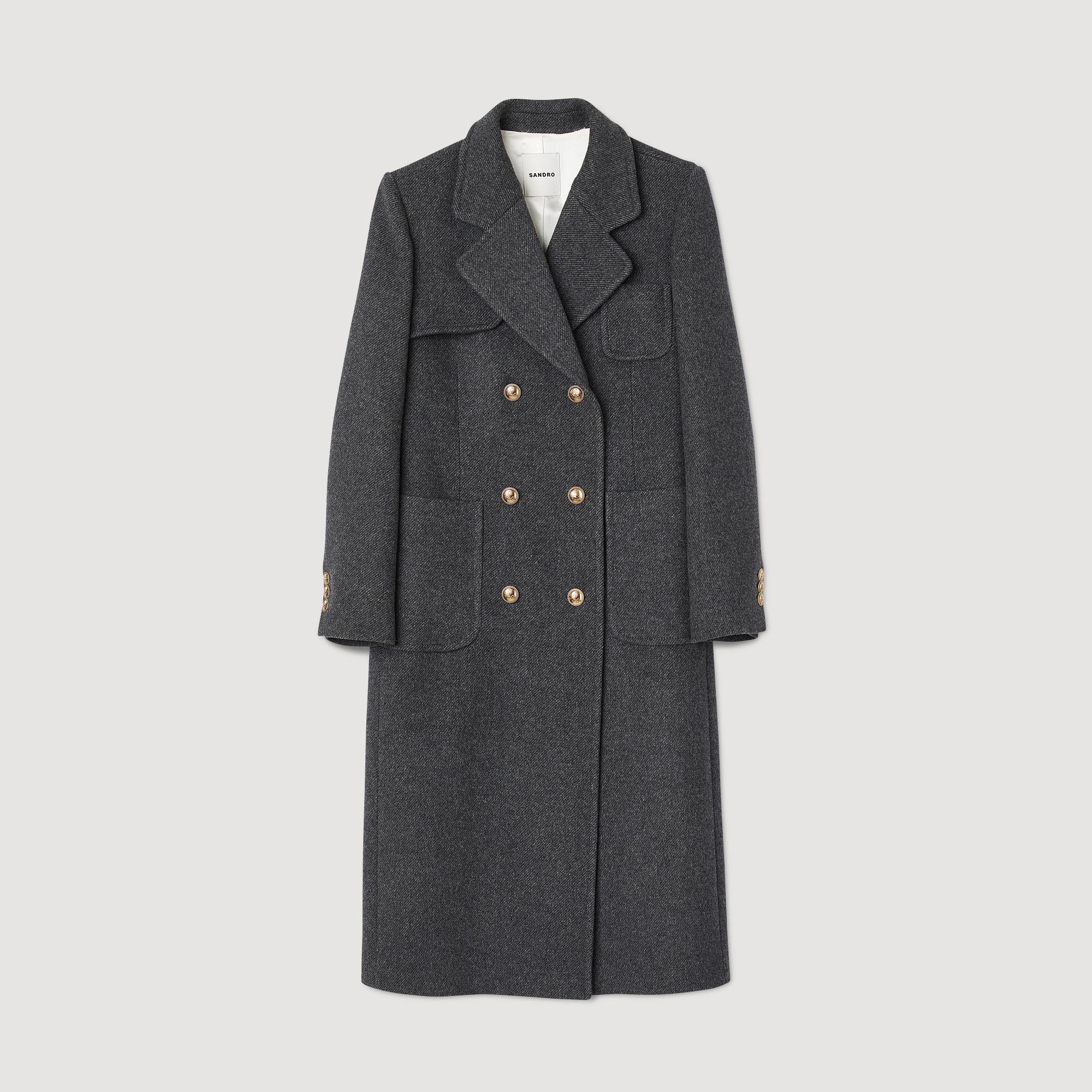 sandro grey coat