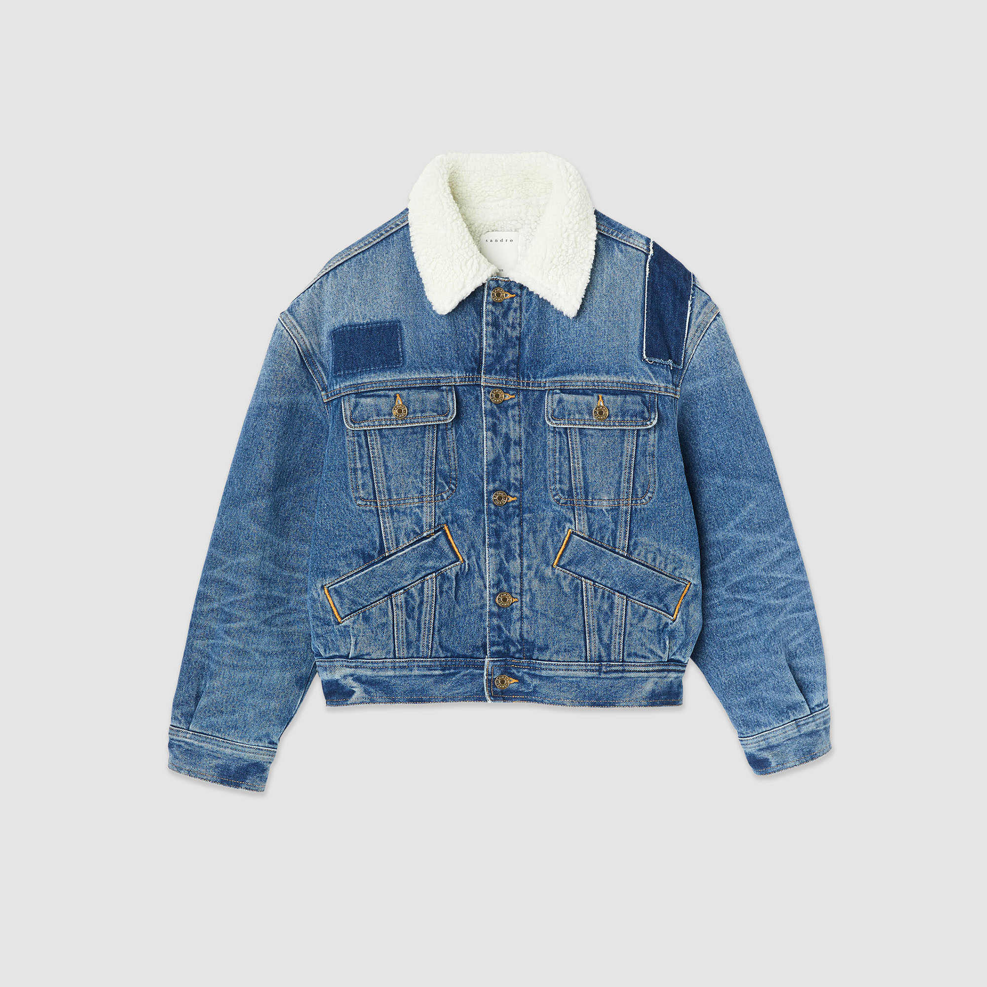 Sandro best sale trucker jacket